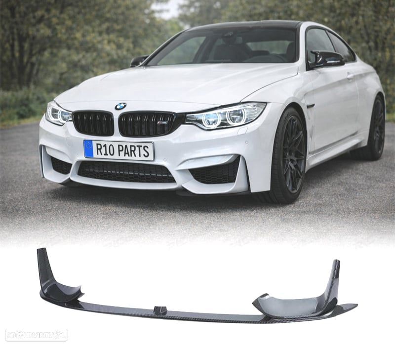 SPOILER LIP FRONTAL BMW M3 F80 M4 F82 F83 CARBONO - 1