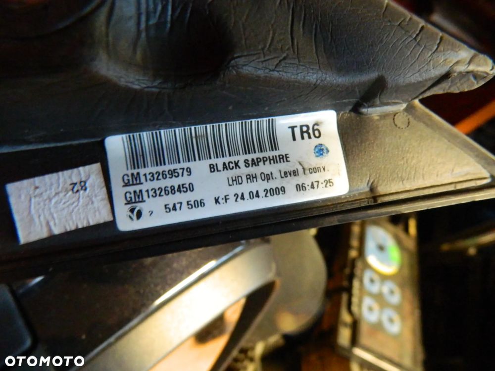 Opel Insignia A Lusterko Prawe 7PIN Z20R Czarne EU Składane - 5