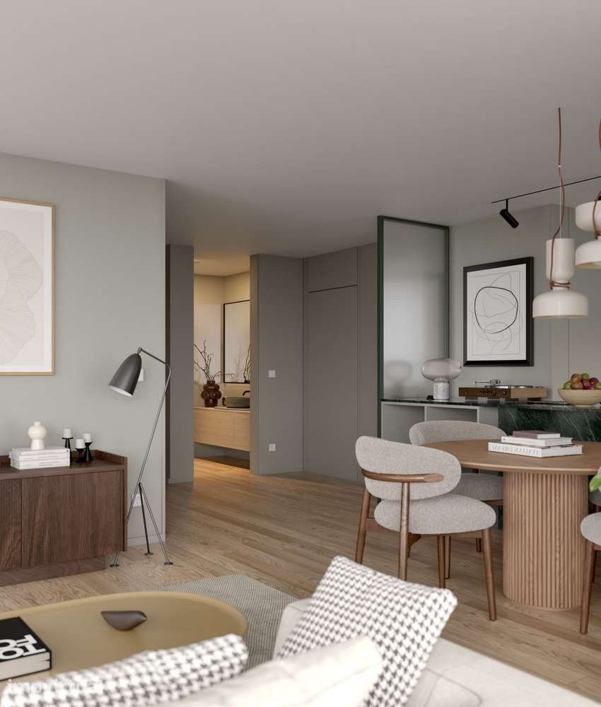T2 Novo c/ Varanda + Lugar de Garagem e Arrumos - São Félix da Marinha - Grande imagem: 3/14