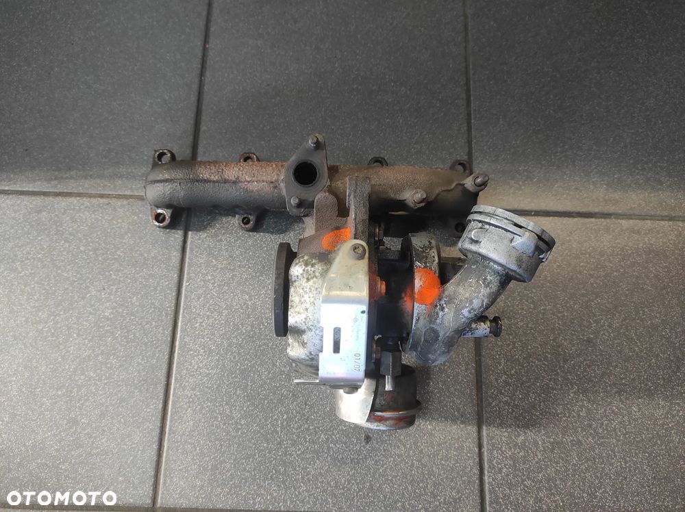 TURBO TURBINA TURBOSPRĘŻARKA 1.9 TDI BSU BEZ DPF 75KM SPRAWNA GWARANCJA VW AUDI SEAT SKODA WYSYŁKA !!!!!!! - 1