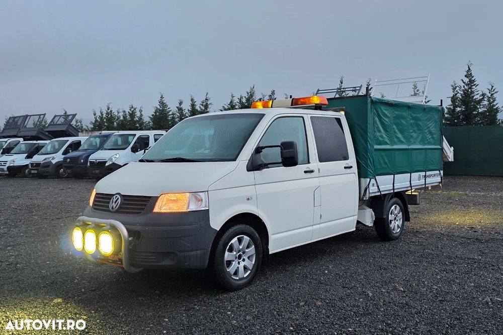 Volkswagen TRANSPORTER  T5, 1.9 tdi, 105cp, CLIMA, transmisie manuala, cruise control,  175.483  km,  2007, TVA , sep, finantare PJ si PF - 1