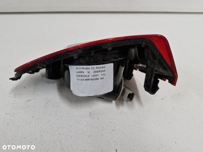 CITROEN C3 PICASSO LAMPA W ZDERZAK LEWY TYŁ TYLNA 9681820280 - 6