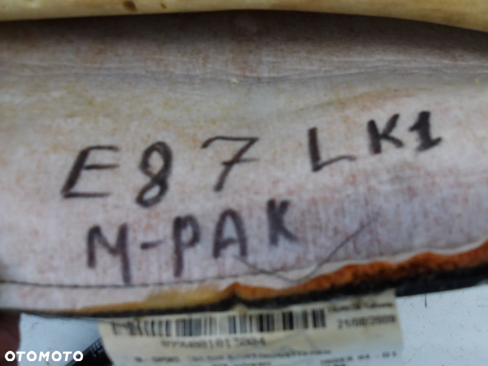 FOTEL LEWY POSZYCIE FOTELA OPARCIE BMW E81 E82 M-PAKIET F-VAT - 5