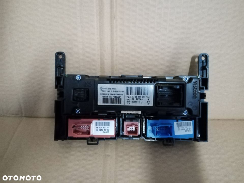 Panel klimatyzacji przełącznik lewy przód 96573322 Peugeot 407 - 2