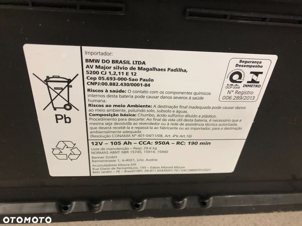 AKUMULATOR AMG BMW 105AH 950A - 4