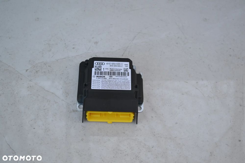 AUDI A6 C7 A7 SENSOR PODUSZEK POWIETRZNYCH AIRBAG 4H0959655C 0285010856 SPRAWNY - 1
