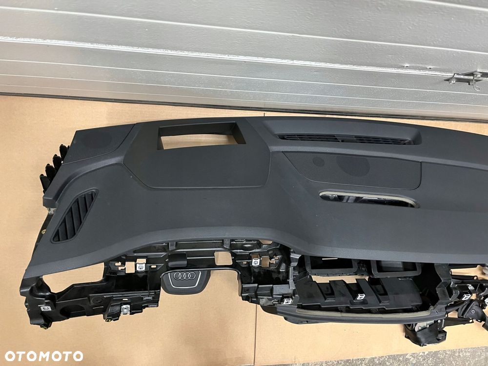 KONSOLA AUDI Q7 4M0 SQ7 AIRBAG PASY HEADUP SOUL CZARNA KOKPIT ORYGINAŁ - 3