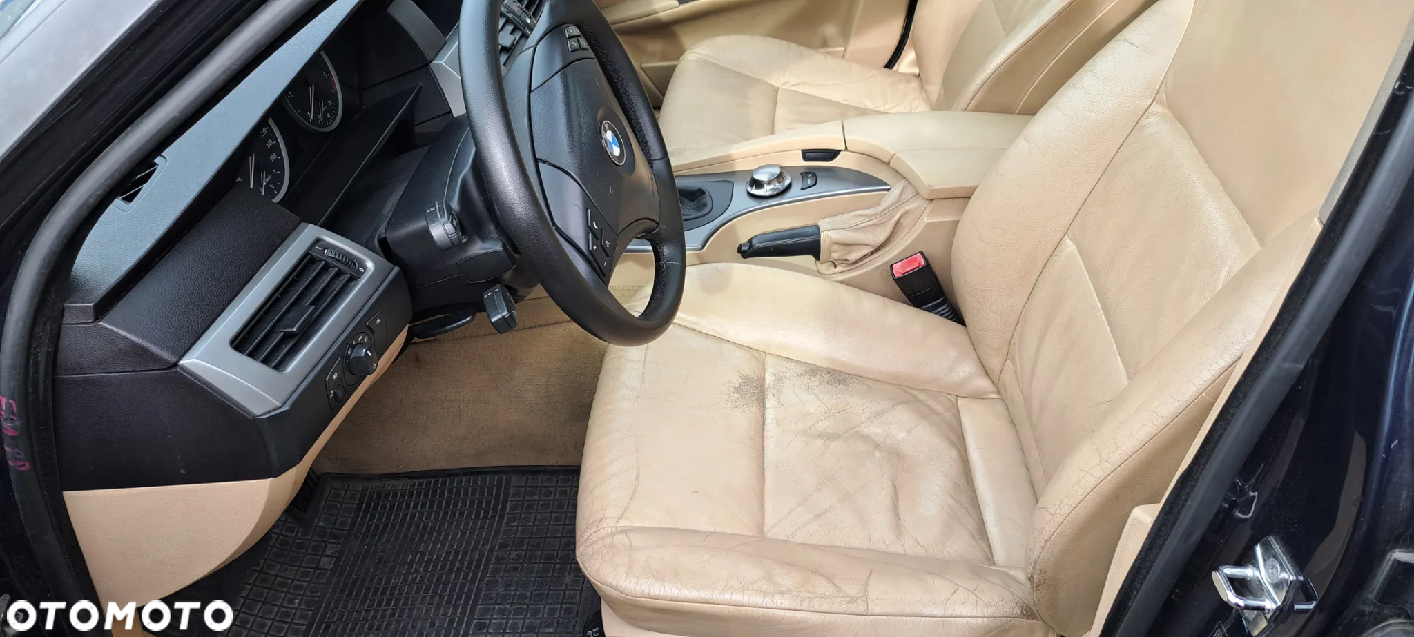 Fotele bmw E61 skóra jasna - 14
