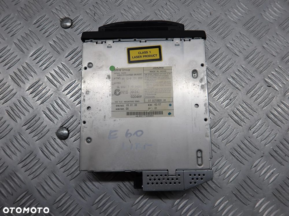 BMW E60 LIFT 07-10 ZMIENIARKA PŁYT CD 9131850 - 2