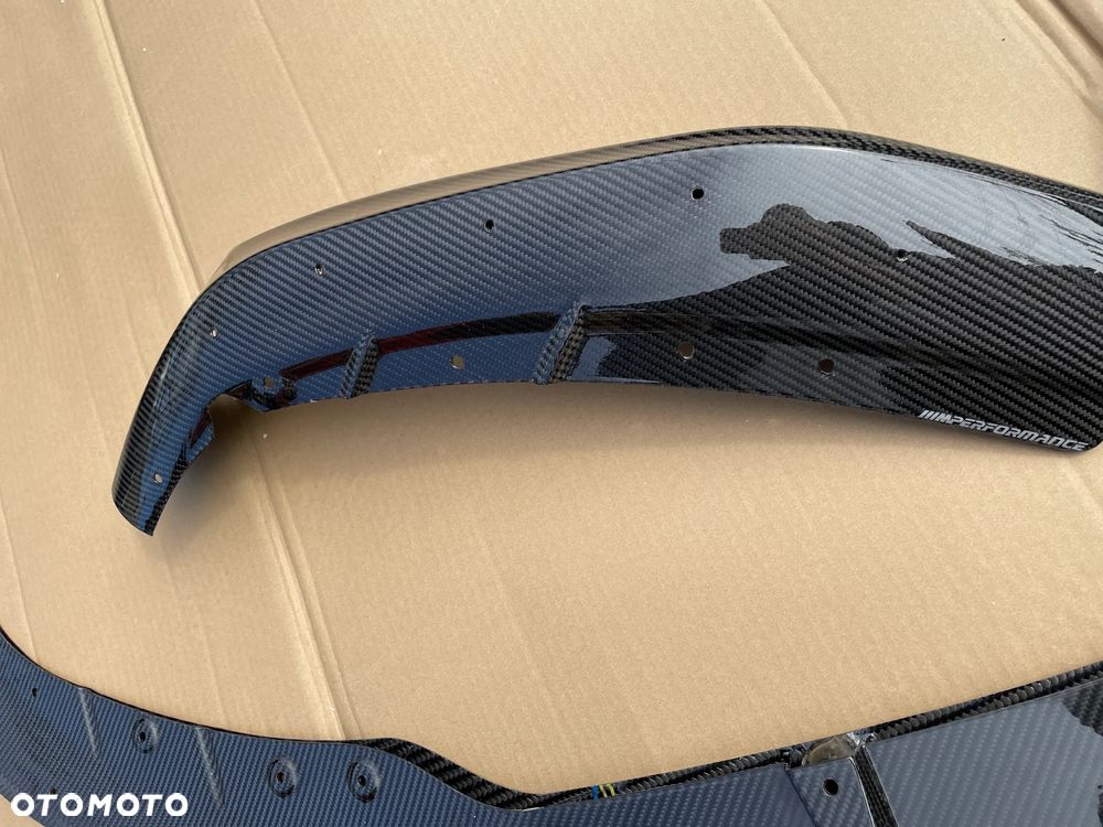 BMW 5 G30 G31 listwy przód dyfuzor spoiler karbon carbon m performance - 6