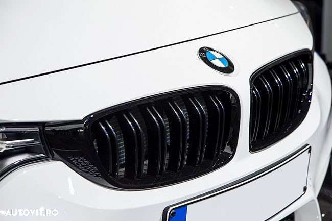 GRILE BMW SERIA 3 F30 F31 M3 LOOK Negru Mat Lucios simple duble  CALITATE PREMIUM ⭐️⭐️⭐️⭐️⭐️ - 1