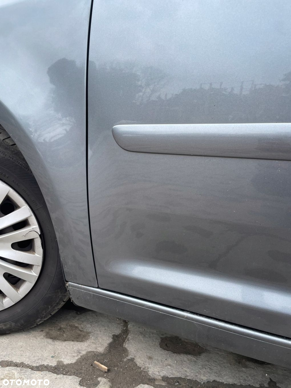vw touran I drzwi lewe przód przednie kompletne kod lakieru - LD7X - 8
