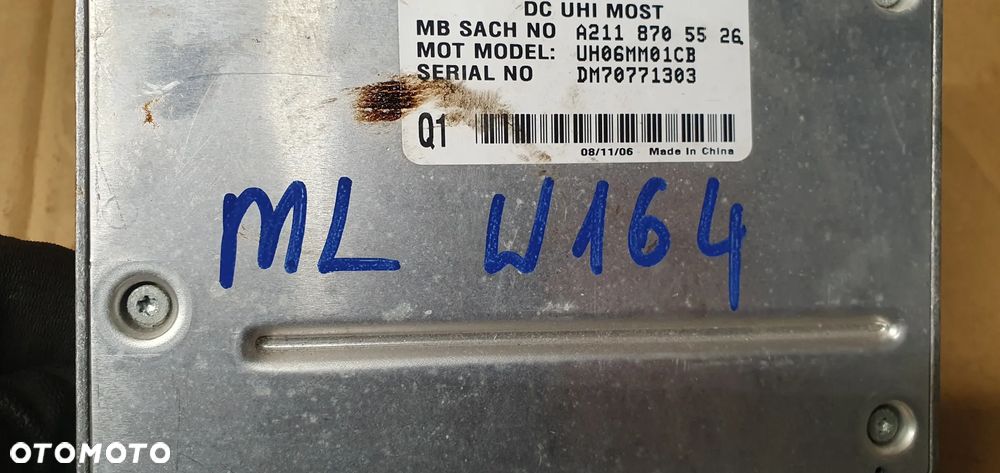 Moduł sterownik telefonu bluetooth Mercedes ML W164 A2118705526 - 5