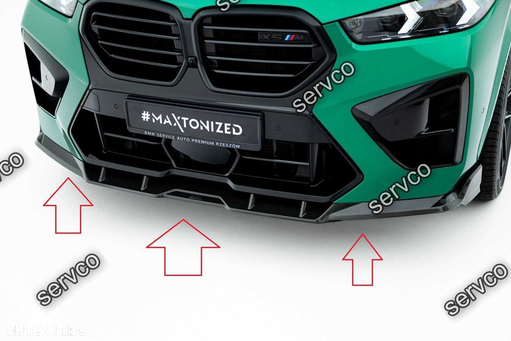 Prelungire bara fata Bmw X5 M F95 Facelift 2023- v6 - Maxton Carbon - 2