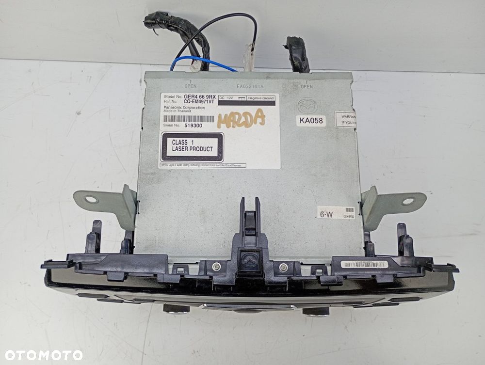 radio cd radioodtwarzacz mazda 6 II GER4669RX - 4