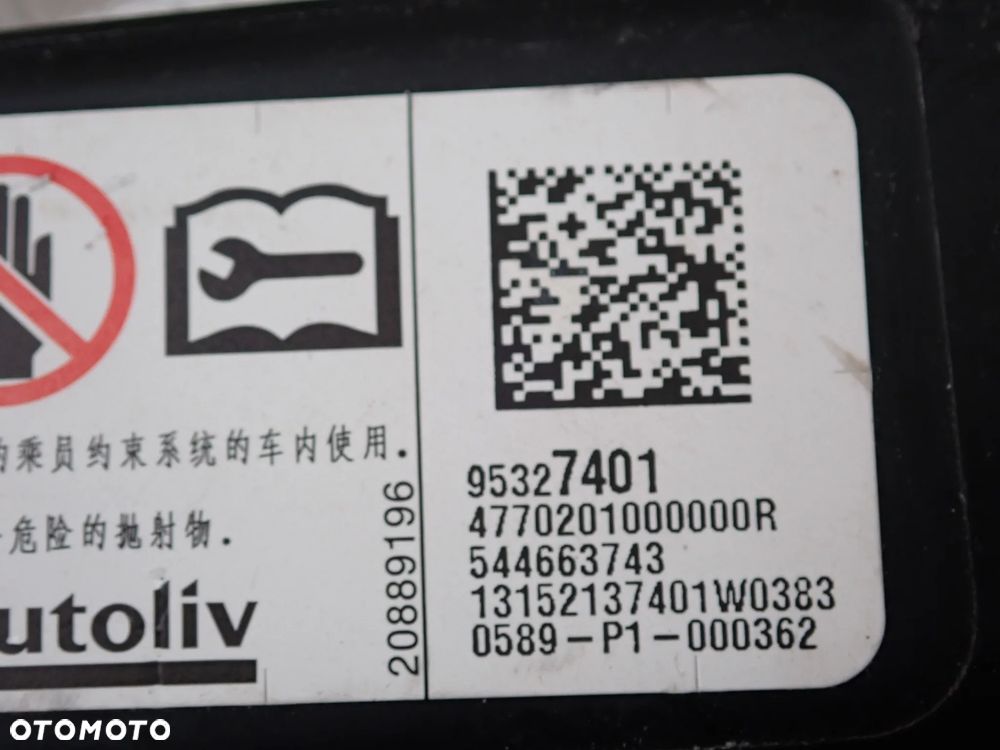 OPEL MOKKA CZĘŚCI (1)- 544930977, 13506237, 95959199, 13506998, 94520915, 12669749, 13474049, 95087911, 94521425, 95371599, 42342756, 95327401, 95327400, PAS BEZPIECZEŃSTWA LEWY/ PRAWY PRZÓD, 1097871S01 - 26