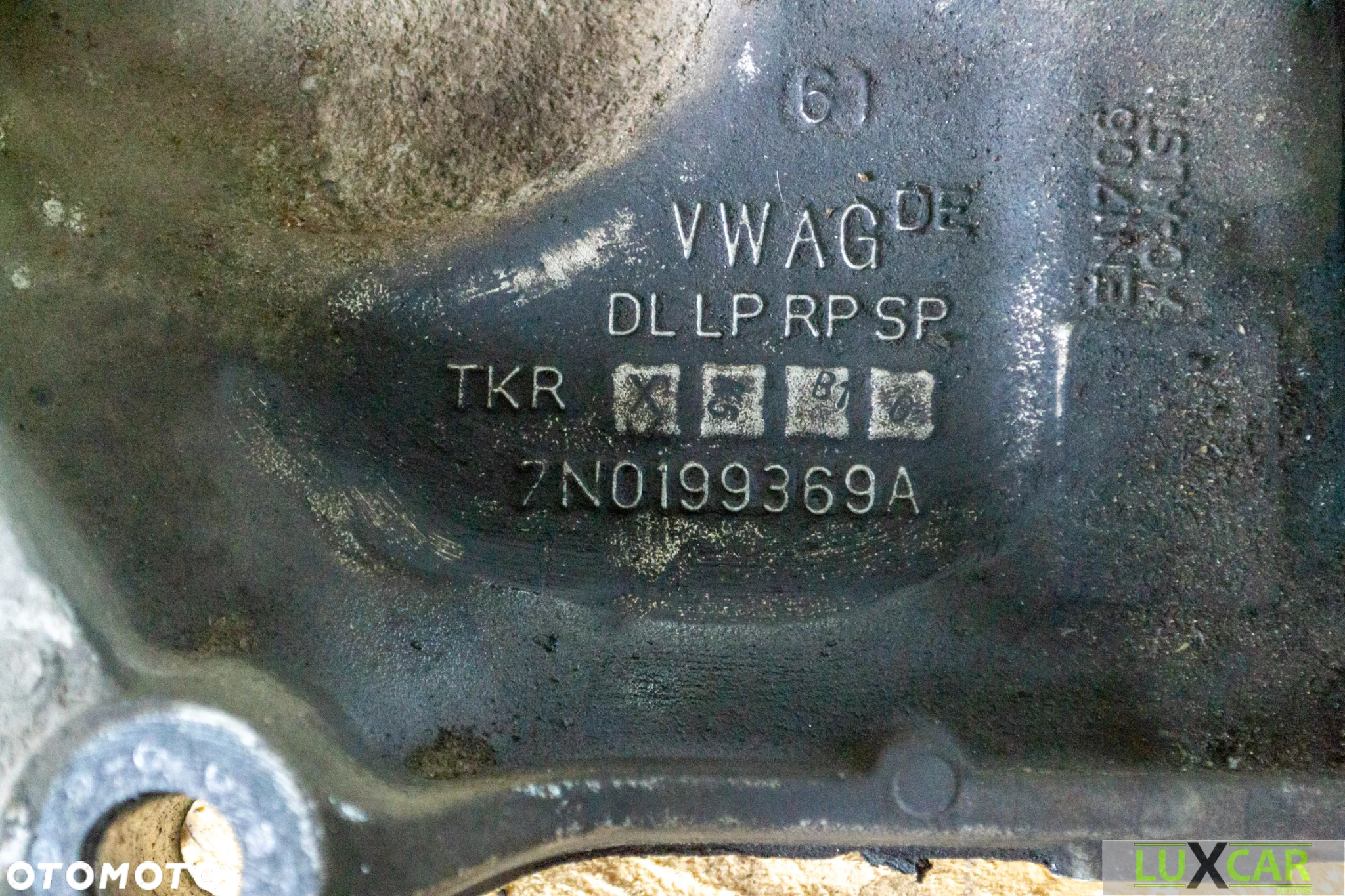 VW SHARAN II 7N 2.0 TDI WÓZEK PRZÓD SANKI BELKA SILNIKA 7N0199369A GORLICE 03 - 4