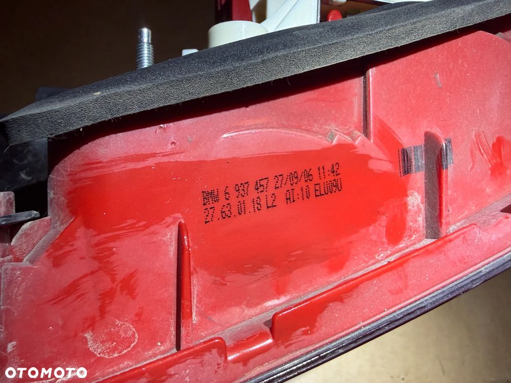 Lampa tylna BMW 3 E90 prawa lewa 6937457 6937458 OE - 9
