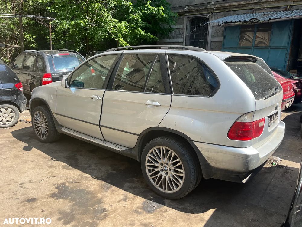 Dezmembrez Bmw X5 E53 facelift 2006 gri argintiu 3.0D 218CP xenon trapa - 3