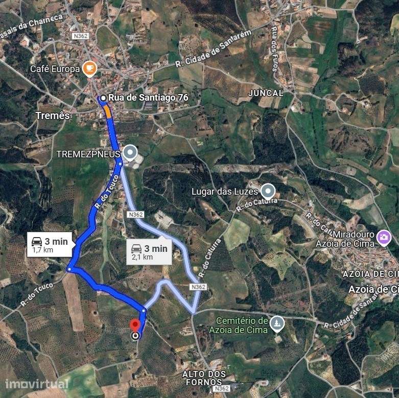 Terreno urbanizável de 3740 m2 à venda em Tremês, Santarém - Grande imagem: 5/7