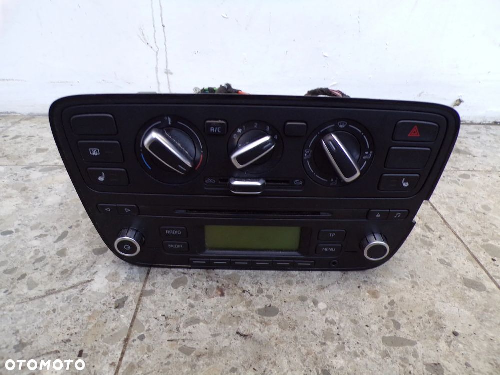PANEL KLIMATYZACJI RADIO VOLKSWAGEN UP SKODA CITIGO - 1