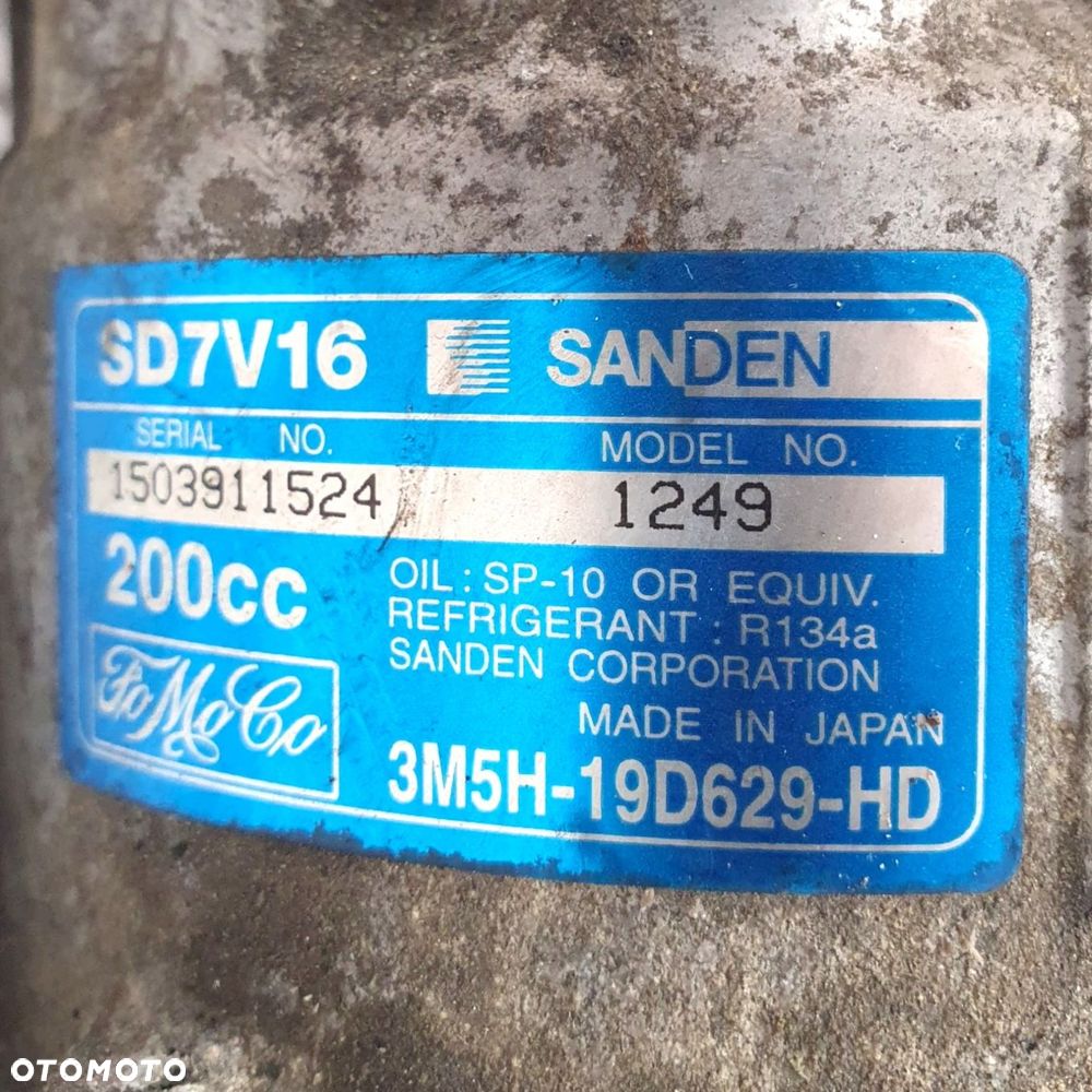 SPRĘŻARKA KLIMATYZACJI Volvo V50 2.0D Sanden SD7V16 3M5H-19D629-HD - 10