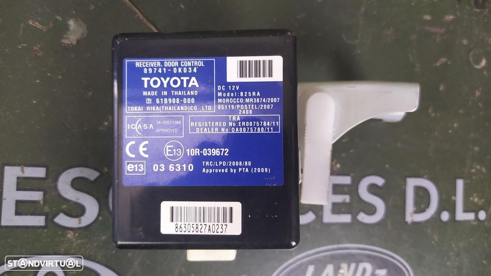 MÓDULO ELETRÓNICO TOYOTA HILUX KUN - 1