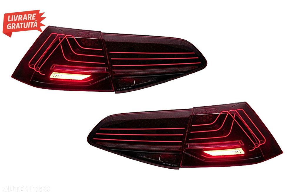 Stopuri Full LED VW Golf 7 & 7.5 VII (2013-2019) Laser Look Dinamic Secvential- livrare gratuita - 2