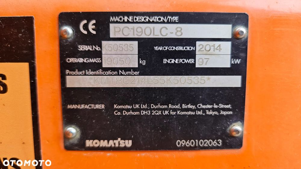 Komatsu PC 210/PC190 - 10