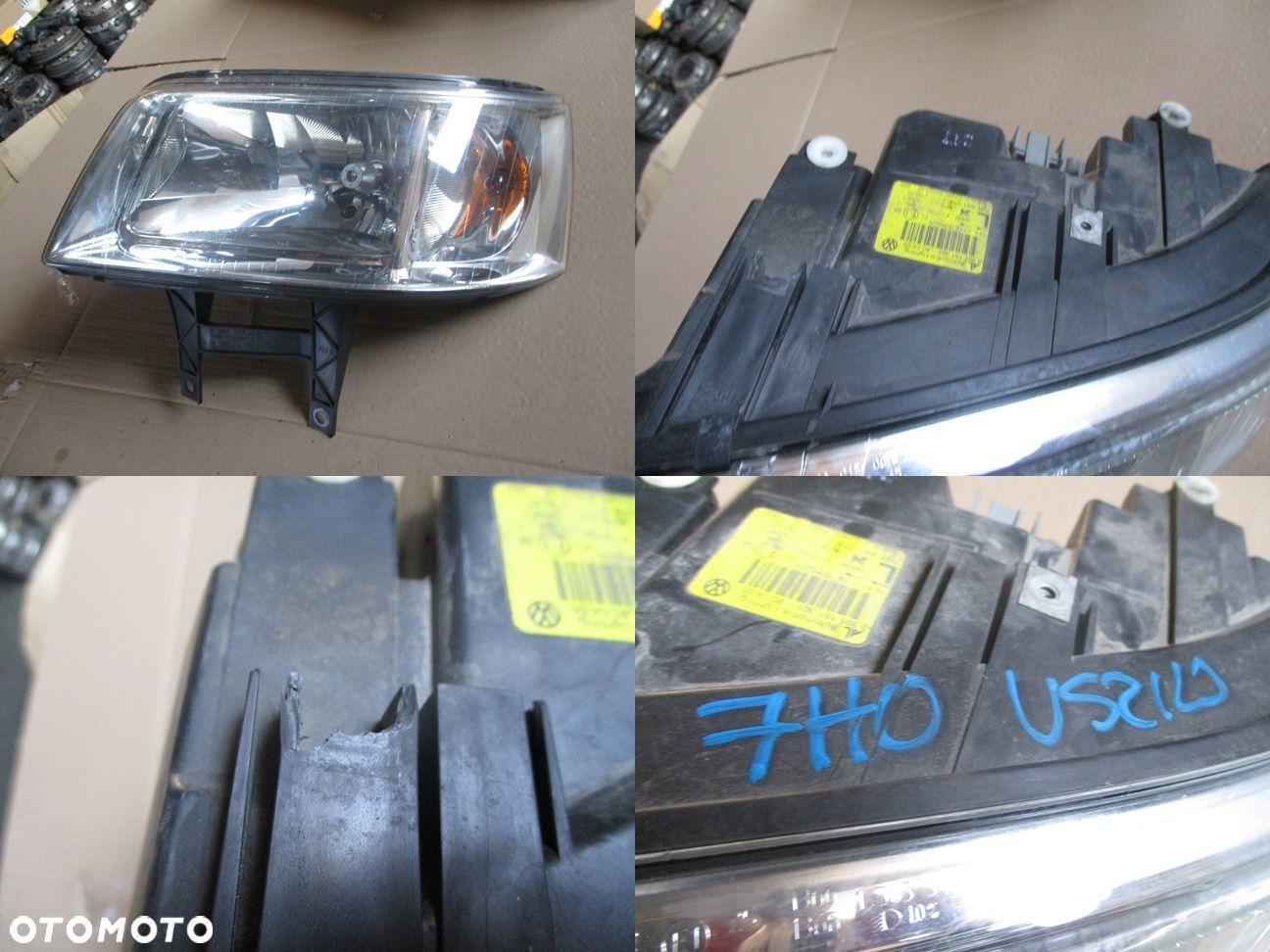 Lampa przednia VW T5 7H0 LEWA BEZ USZKA - 1