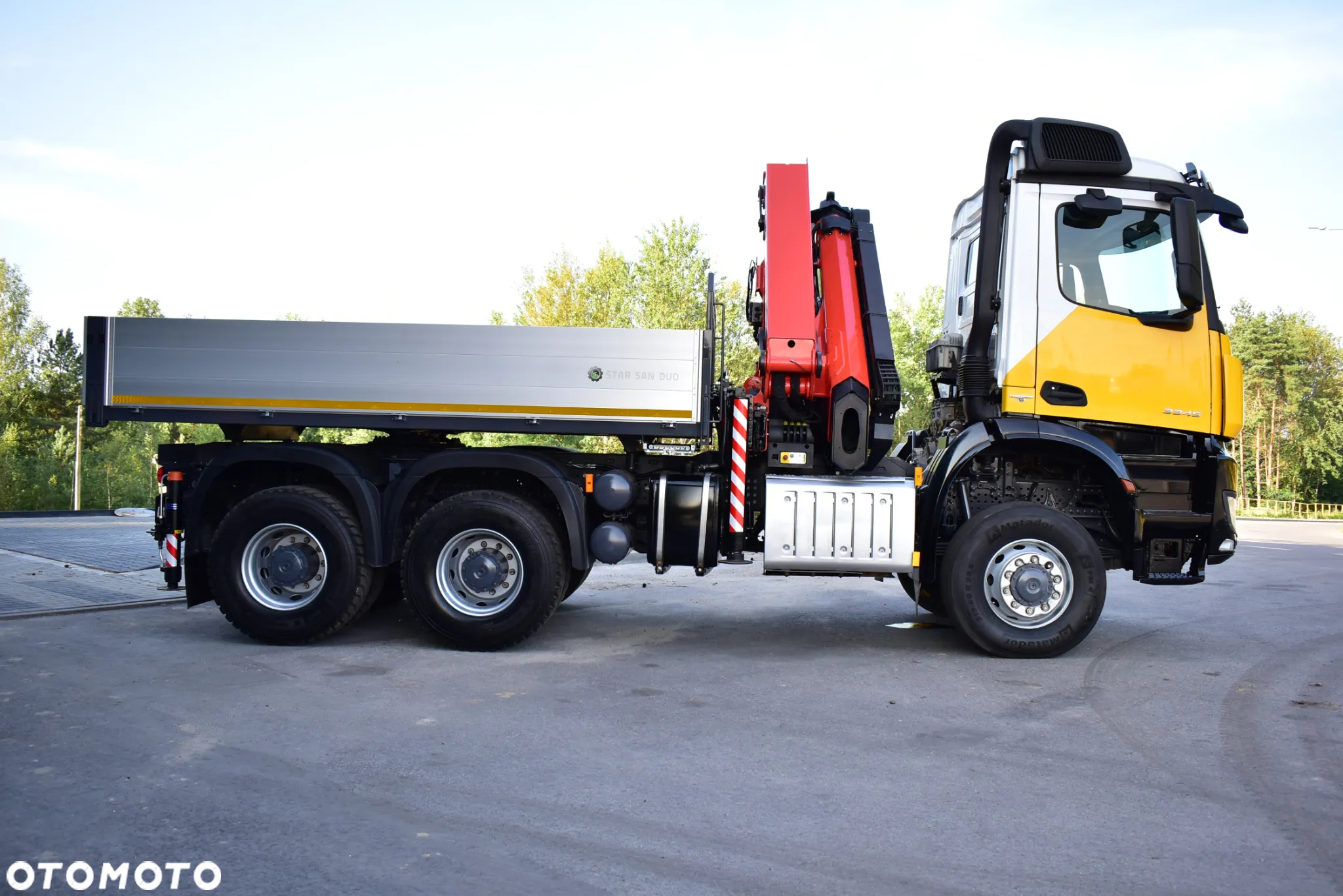 Mercedes-Benz ACTROS 3345 6x6 Palfinger PK 33002 HDS Żuraw Euro 6 Crane Kran - 7
