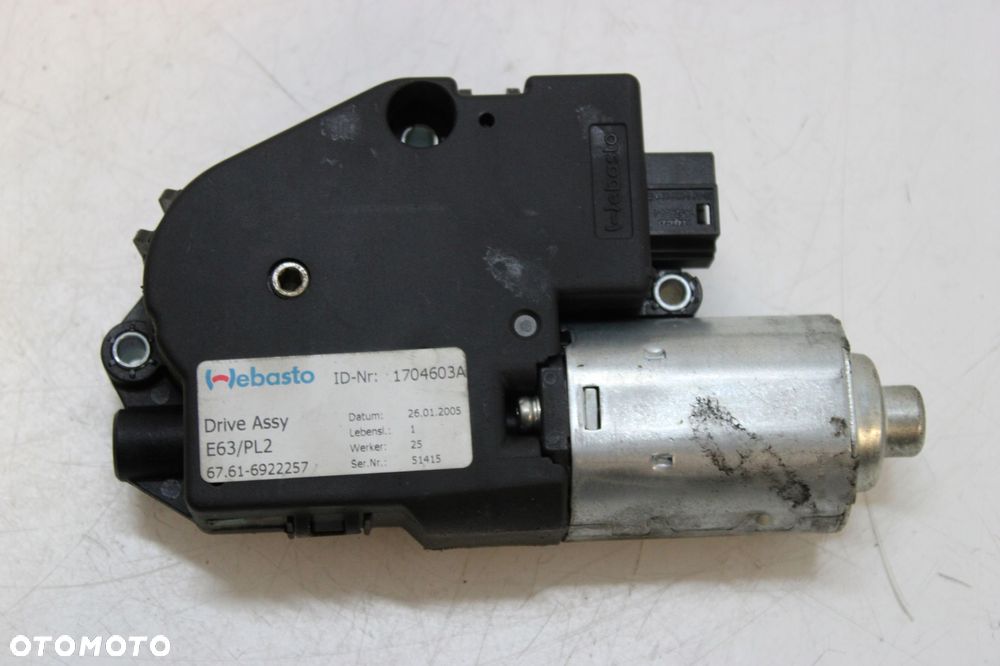 SILNICZEK SZYBERDACHU BMW 6 E63 E81 6922257 - 1