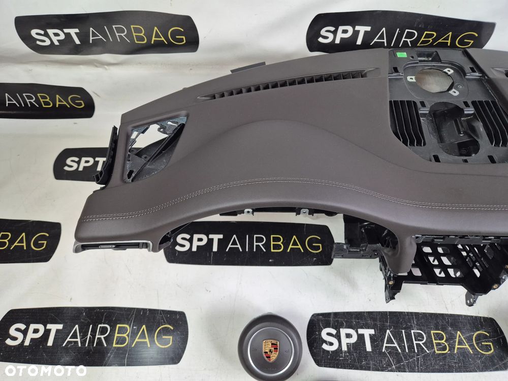 PORSCHE CARRERA 911 991 LIFT DESKA ROZDZIELCZA KONSOLA KOKPIT PULPIT PODUSZKI AIRBAG AIR BAG PASY KIT SET - 2