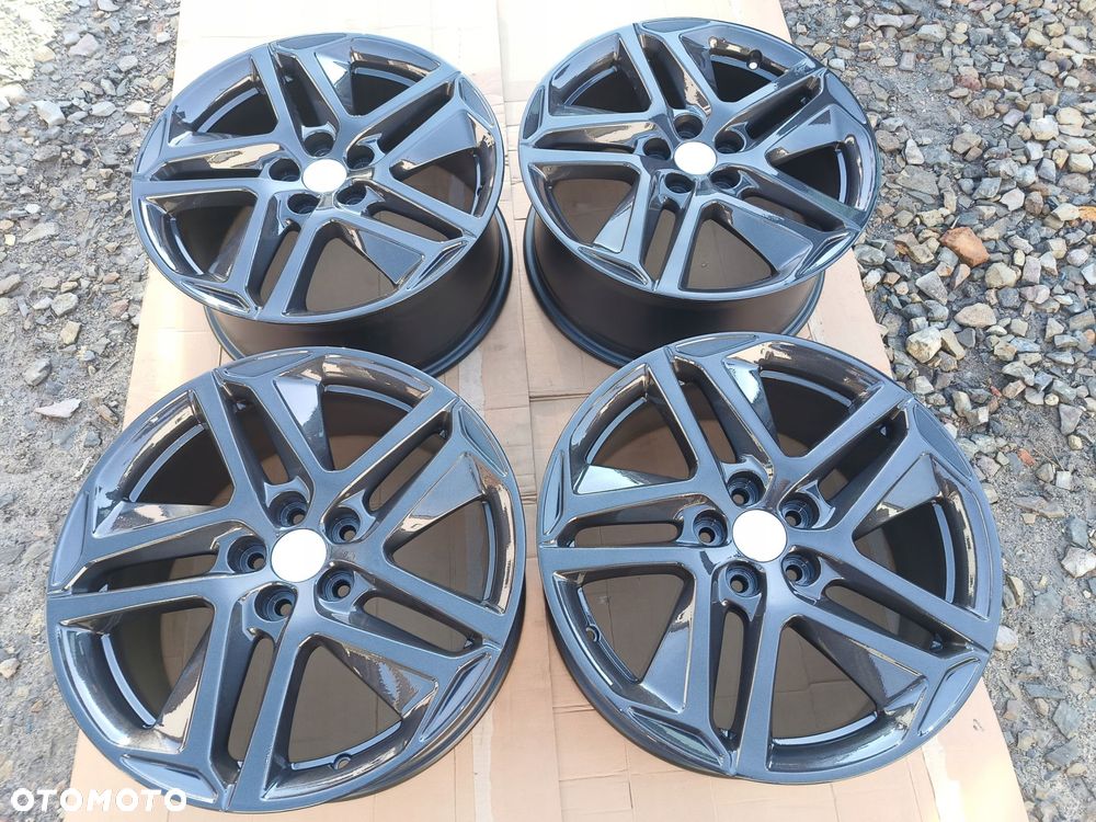 peugeot 308 t9 felgi 18" 5x108 et48 8j jak nowe ciemny grafit 9677989877 - 2