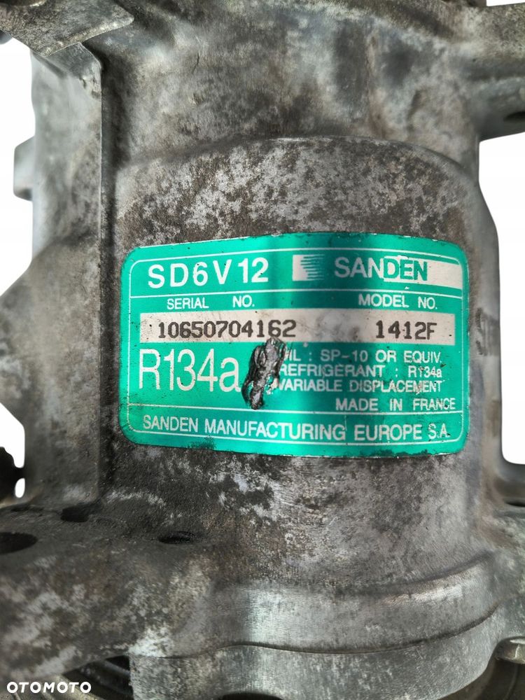 SPRĘŻARKA KLIMATYZACJI Peugeot 206 306 Partner 1.4 8V SD6V12 1412F - 6