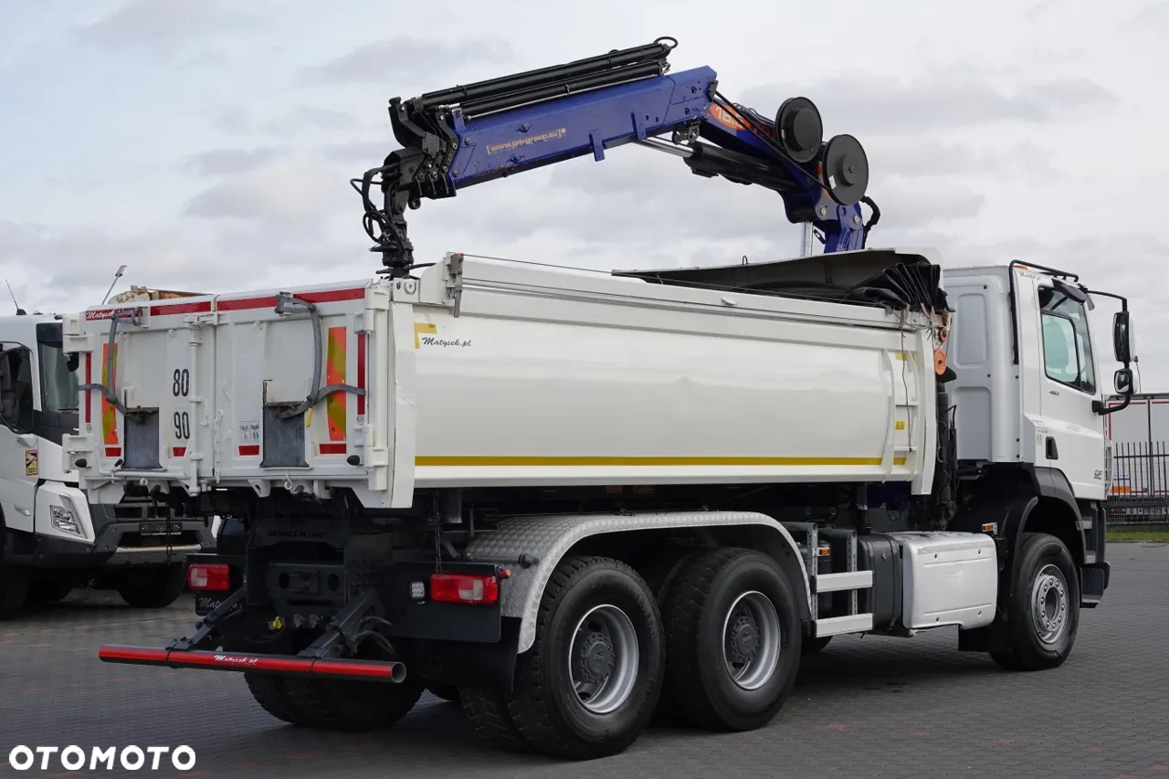 DAF CF 460 / 6x4 / WYWROTKA / HYDROBURTA / + HDS PM 18.5TP wysów: 11 M / STEROWANIE RADIOWE / ROTATOR / ŁYCHA / EURO 6 / 2018 ROK - 10