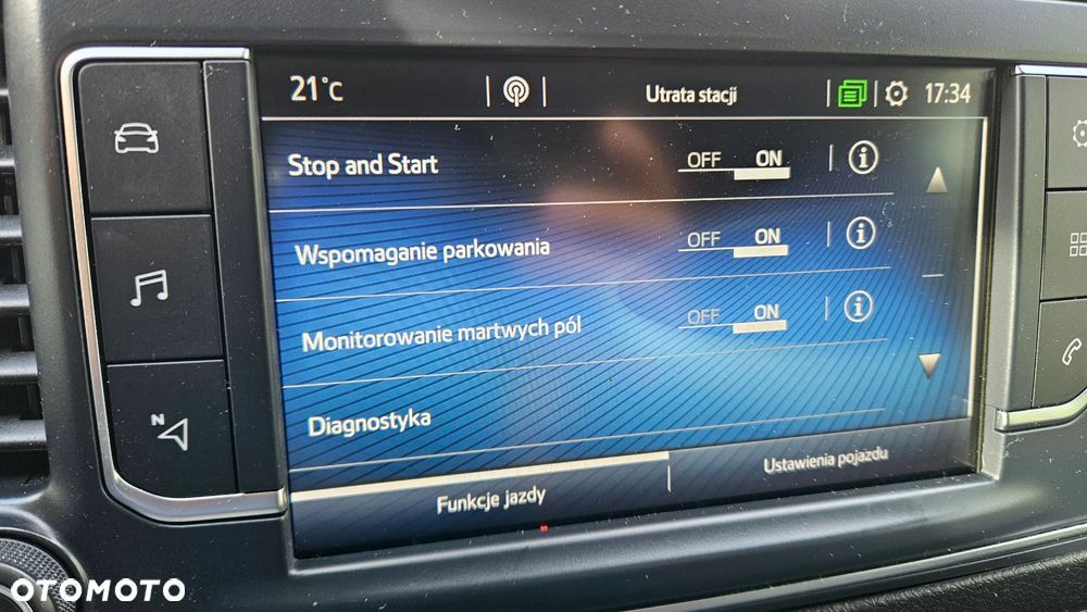 Toyota Proace 2,0D 177KM automat L3 Dłudi 2xDrzwi Nawi Kamera BLIS Klima Parktronik - 21