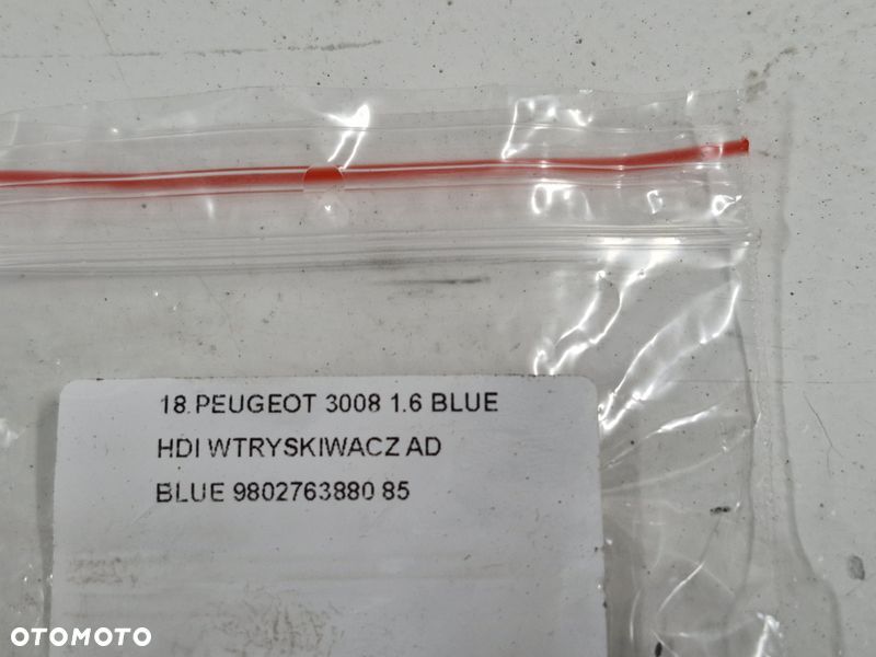 PEUGEOT 3008 1.6 BLUE HDI WTRYSKIWACZ AD BLUE 9802763880 - 7