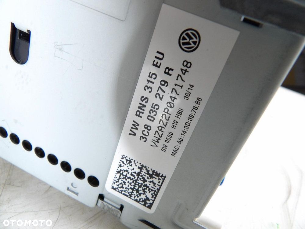 RADIO VW PASSAT B7 3C8035279R - 4