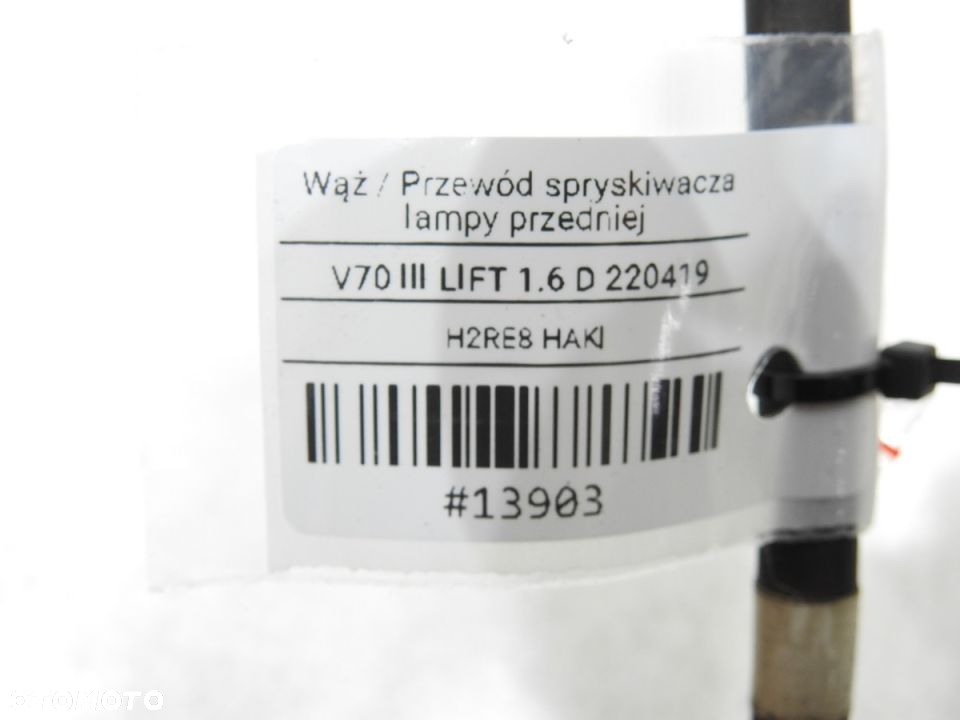 PRZEWÓD SPRYSKIWACZA LAMP VOLVO V70 III - 6