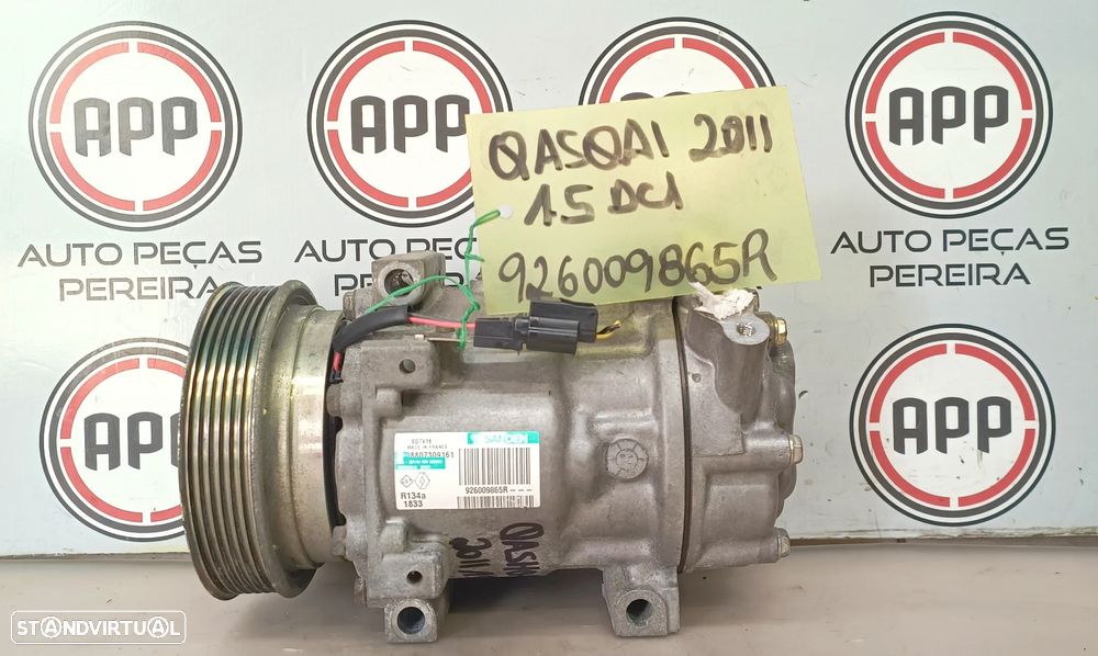 Compressores Ar Condicionado Nissan Qashqai 1.5 DCI de 2009 referência 8200940837, 2011 referência 926009865R. - 1