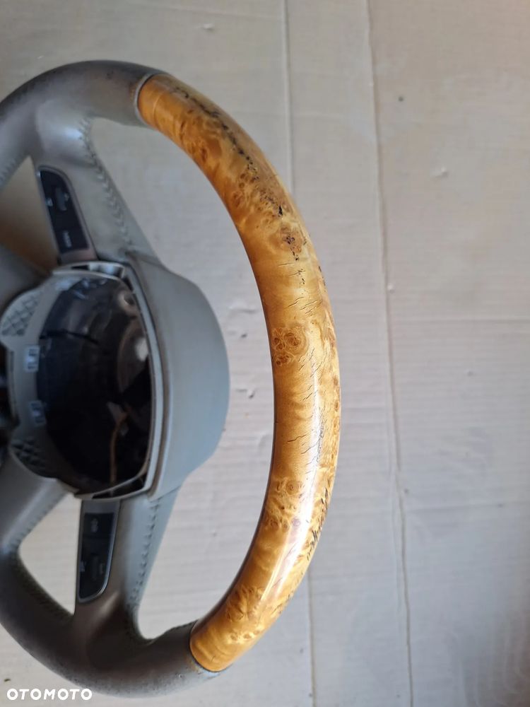 KIEROWNICA MULTIFUNKCYJNA DREWNO AUDI A8 D3 - 2