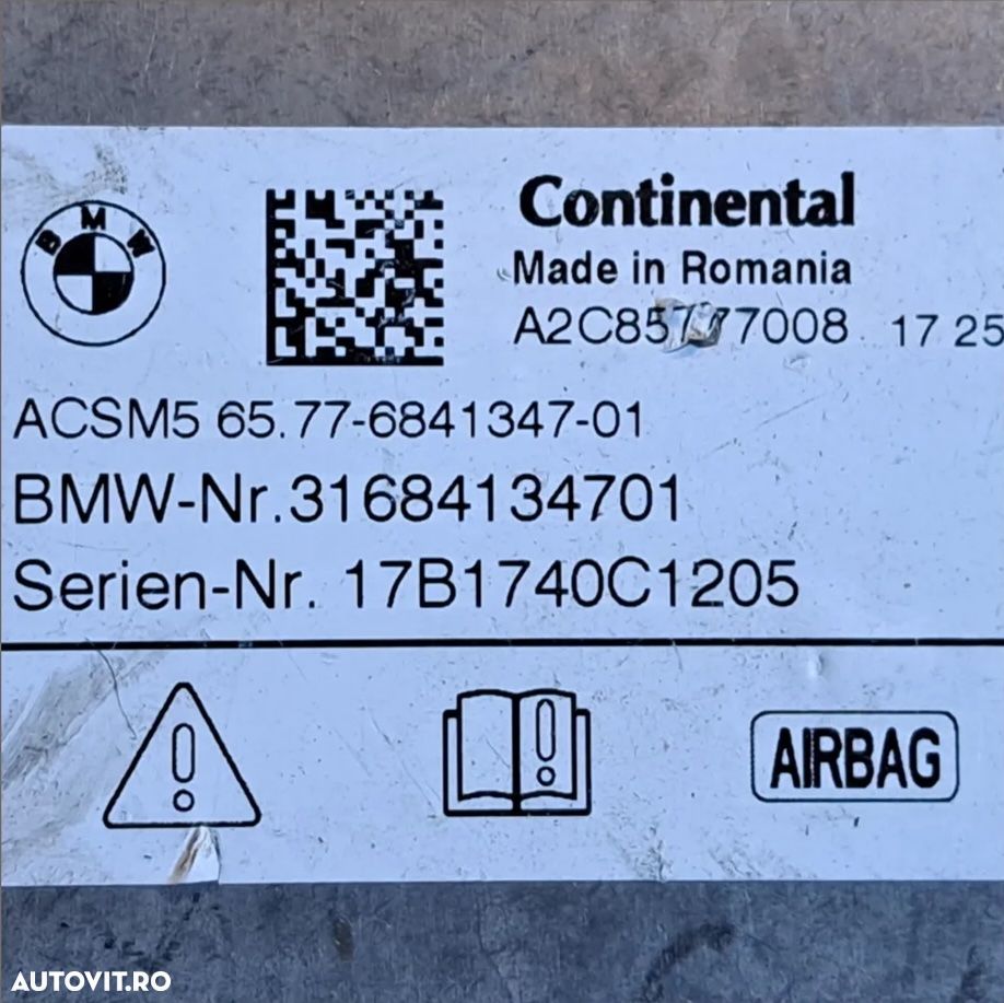 Modul airbag Original BMW G30 G31 G32 G11 G12 G05 G06 G07 - 2