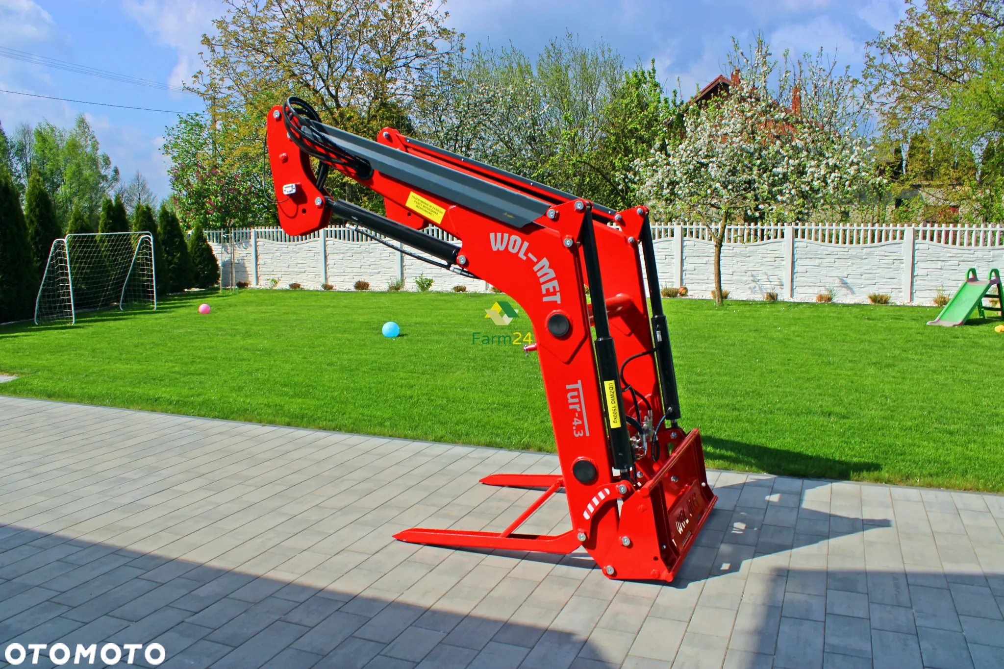 DUŻY TUR 1500kg Ładowacz czołowy TUR John Deere Ursus Zetor MTZ Belarus WOL-MET METAL TECHNIK - 2