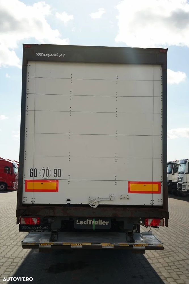 LeciTrailer CONTAINER / ELEVATOR PALFINGER 2.500 KG / AXĂ RIDICATĂ / OBLOANĂ RULANTĂ - 12