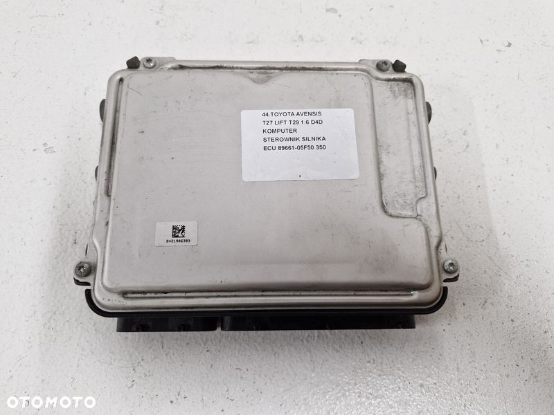 TOYOTA AVENSIS T27 LIFT T29 1.6 D4D KOMPUTER STEROWNIK SILNIKA ECU 89661-05F50 - 3