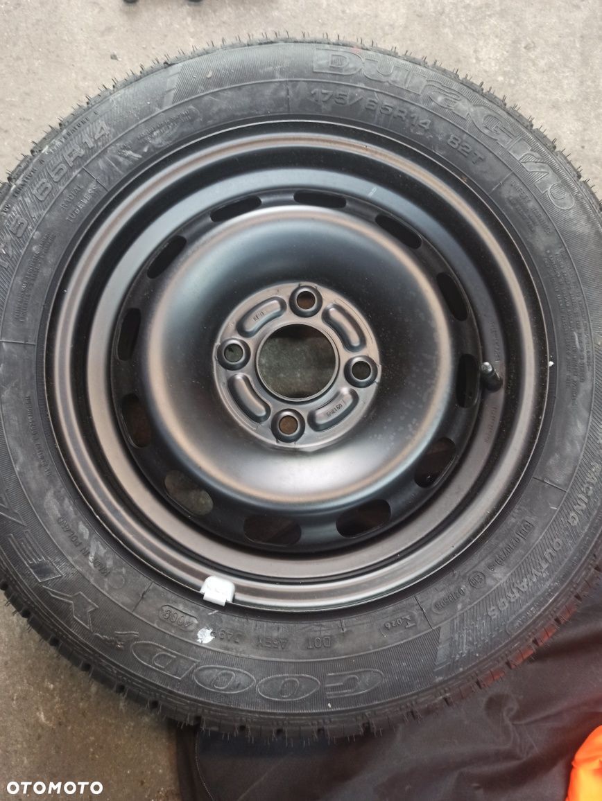 Koło zapasowe zestaw 175 65 r14 felga 4x108 5.5Jx14x37.5 Ford Fiesta - 1