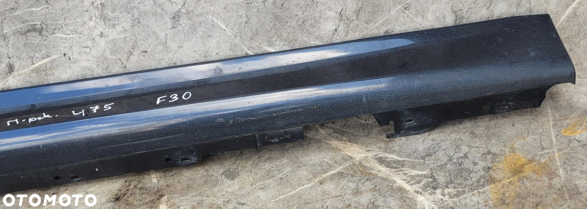 LISTWA PROGOWA PRAWA BMW F30 F31 M PAKIET 475 BLACK SAPPHIRE - 4