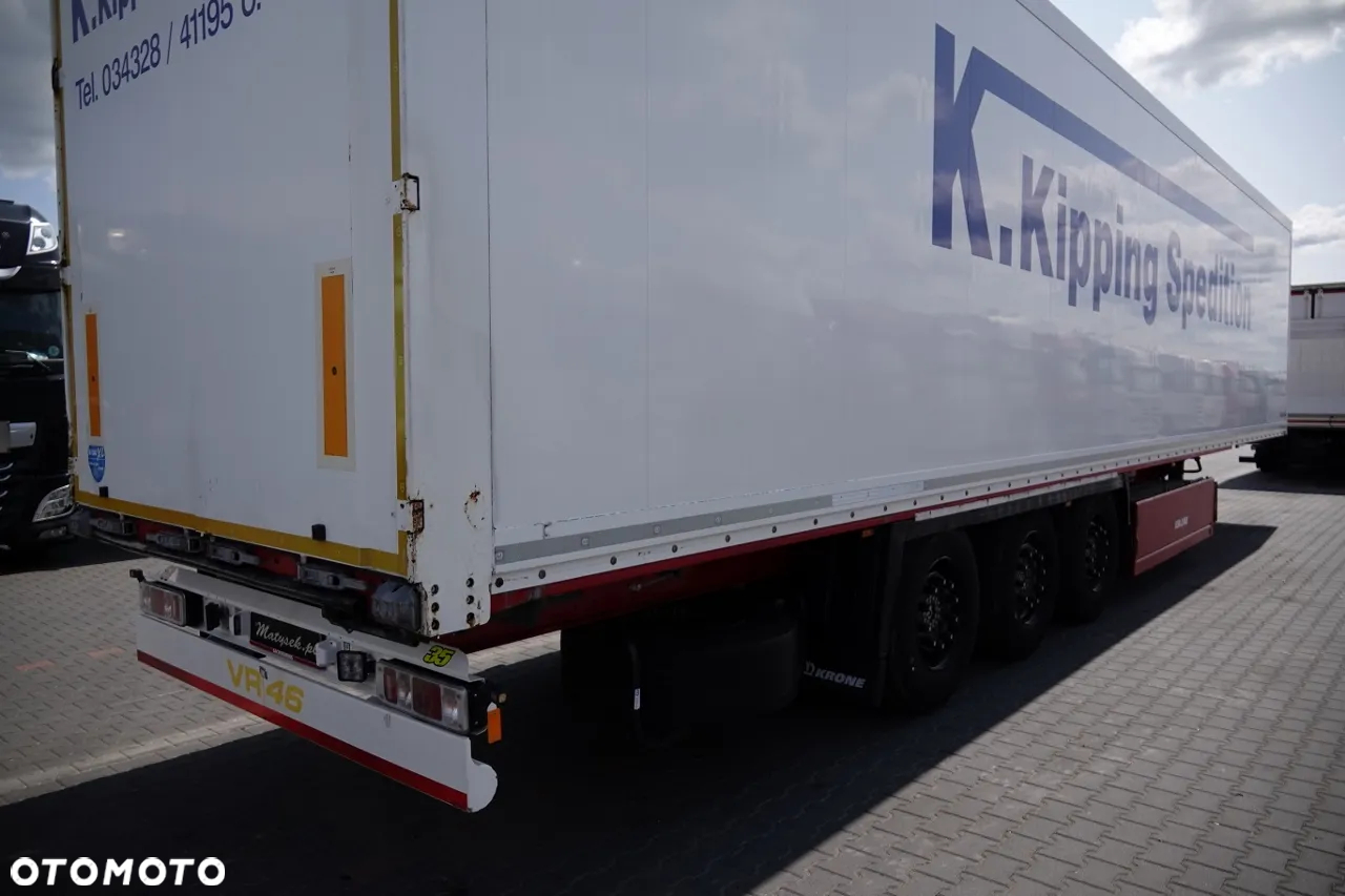 Krone KONTENER / KOFFER / DOPPELSTOCK / KOSZ NA PALETY  / OŚ PODNOSZONA  / SPROWADZONA Z NIEMIEC - 13