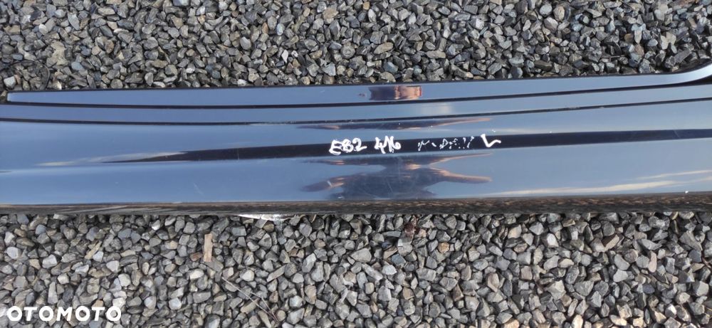 LISTWA PROGOWA LEWA PRAWA KOMPLET M PAKIET BMW E81 E82 E88 416 CARBONSCHWARZ - 9